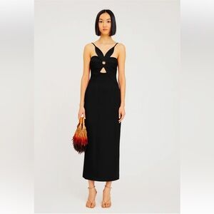 Torn by Ronny Kobo Black Strapless Dress